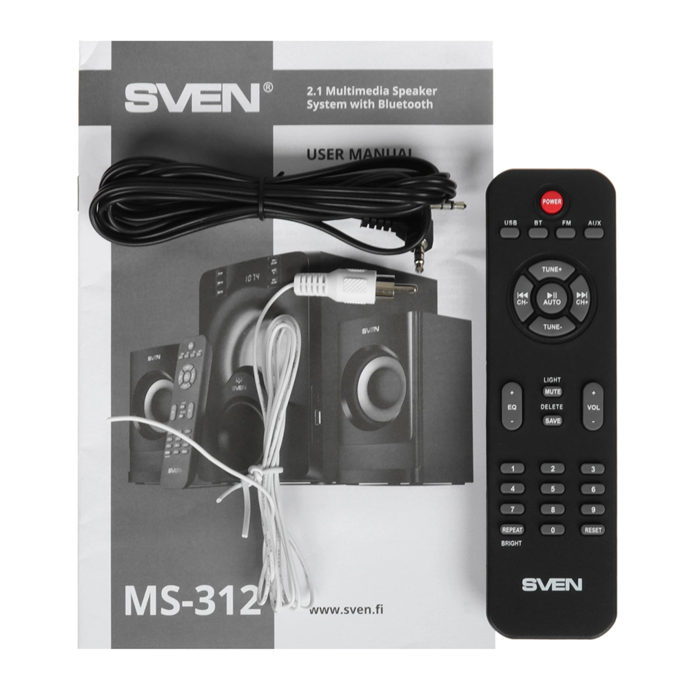 Компьютерные колонки Sven MS-312 Черный photo 7